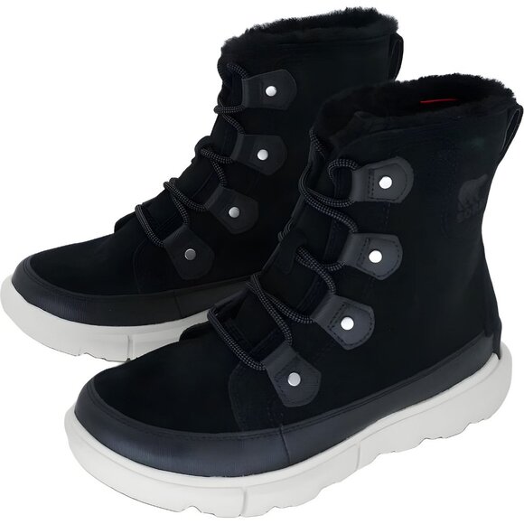 Sorel Women's Explorer Next Joan Winter Boots, Black, Size 7.5 - Picture 2 of 6